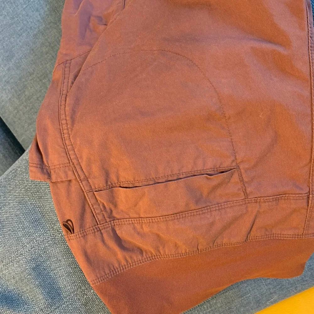 Prana Rust High-Waisted Pants - Picture 9 of 15